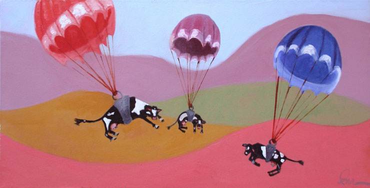 Ina Marlowe: Parachuting Cows
