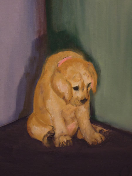 The Puppy in the Corner card image